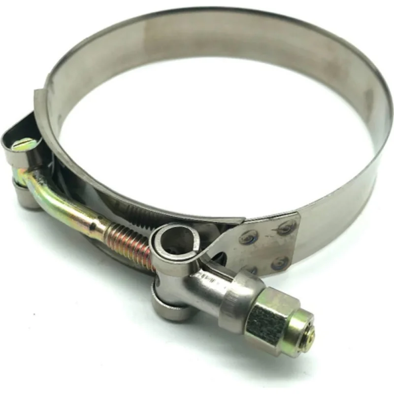 Усиленный хомут TITAN LOCK 95-103 мм, нержав. сталь (лента+болт AISI 304) TL95-103RCSS