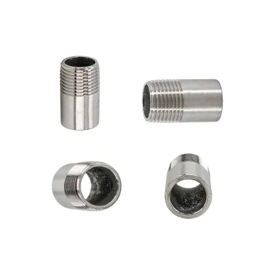 Ниппель NEWKEY приварной нержавеющий, AISI316 DN15 (1/2), (CF8M), PN16, набор 4 шт NAB4-NK-NE15/6
