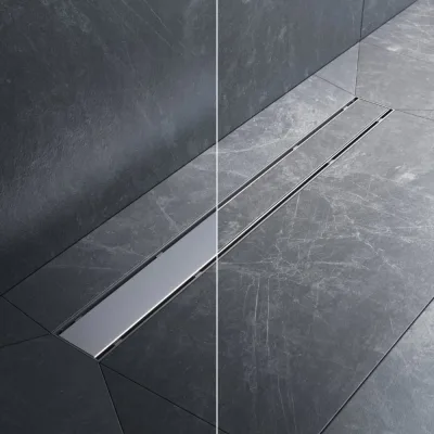Линейный трап для душа AM.PM PrimeFlow универсальный затвор Tile 70см цвет сталь мат W02SC-U11-070-04SB