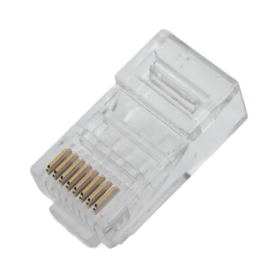 Коннектор Filum rj-45, 6 кат, 8p8c, 30 мкм, универсальный, для одножильного и многожильного кабеля, упаковка 100 шт FL-NA-PLUG6-1