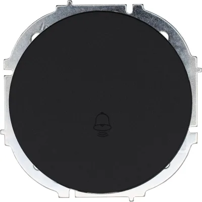 Кнопка звонка чёрный бархат Lezard OSEN 743-4288-103