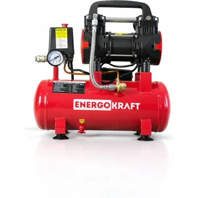 Компрессор ENERGOKRAFT 10 л/ресивер 1500 Вт 240 л/мин AIRMAX 10/240 8 атм безмасляный 00-00001158