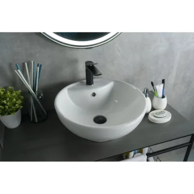Раковина накладная Gid N9001 белая 45x45x17 51101