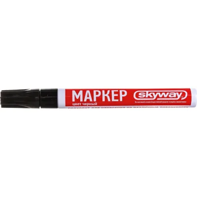 Универсальный маркер SKYWAY с наконечником из фетра, черный S03501002