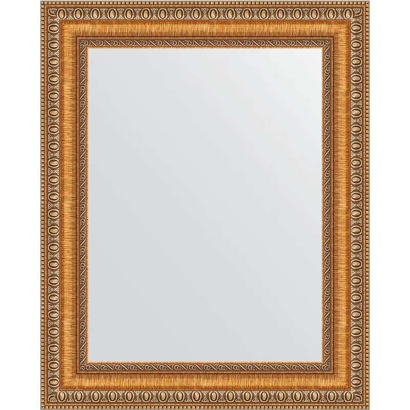 Зеркало EVOFORM в багетной раме - золотые бусы на бронзе 60 mm (41x51 cm) 3010
