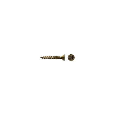 Конструкционные саморезы КРЕП-КОМП потай, Torx, желтый цинк, 3.5x40 мм, 500 шт. скт3540