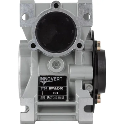 Редуктор червячный INNOVERT 040 (i=15) вал вх./вых 14/18 мм, масло синтетическое (-25..+40 С) IRWM040-15 (вх.вал 14 мм)