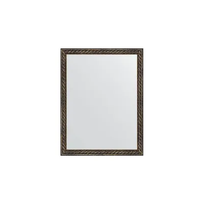 Зеркало EVOFORM в багетной раме - витая бронза 26 mm (34x44 cm) 1339