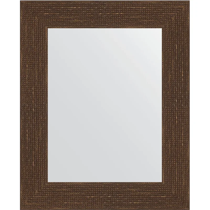 Зеркало EVOFORM в багетной раме - мозаика античная медь 70 mm (43x53 cm) 3017