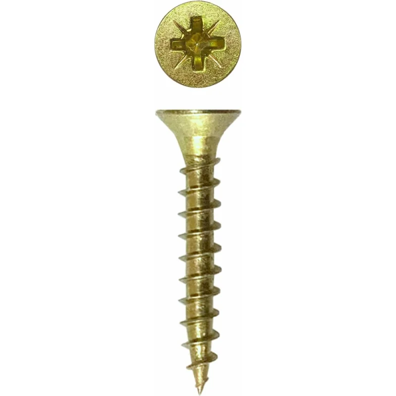Универсальный саморез Rizzel Pz 4,5x30 желтый цинк 7000 шт 00-00464318