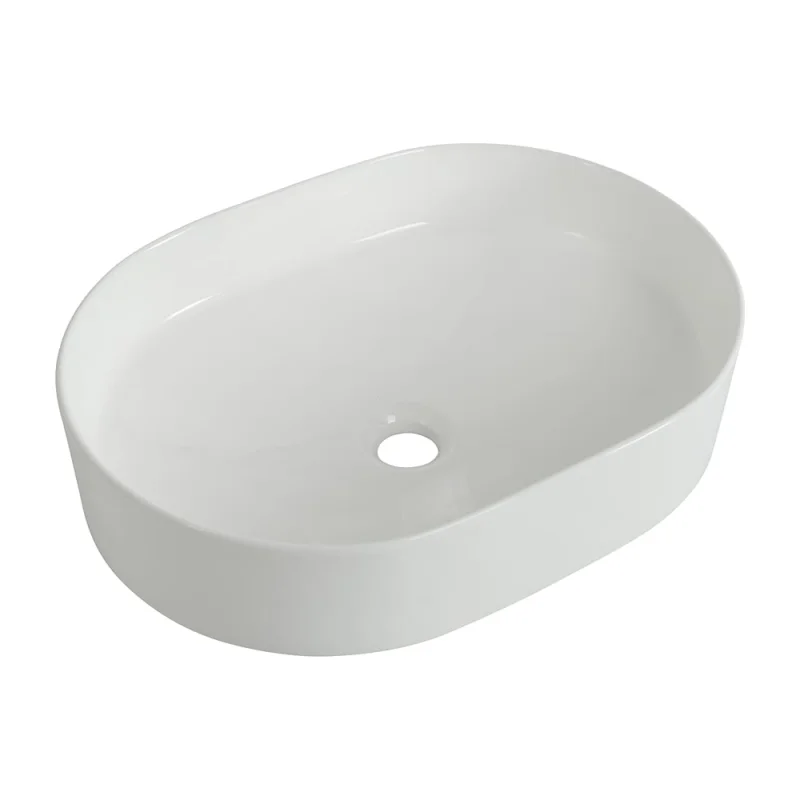 Раковина керамическая BelBagno накладная, овальная, 500x370x135 BB1483