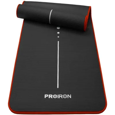 Коврик для йоги и фитнеса PROIRON 1830x660x10 мм, NBR, черный К18610НЧ