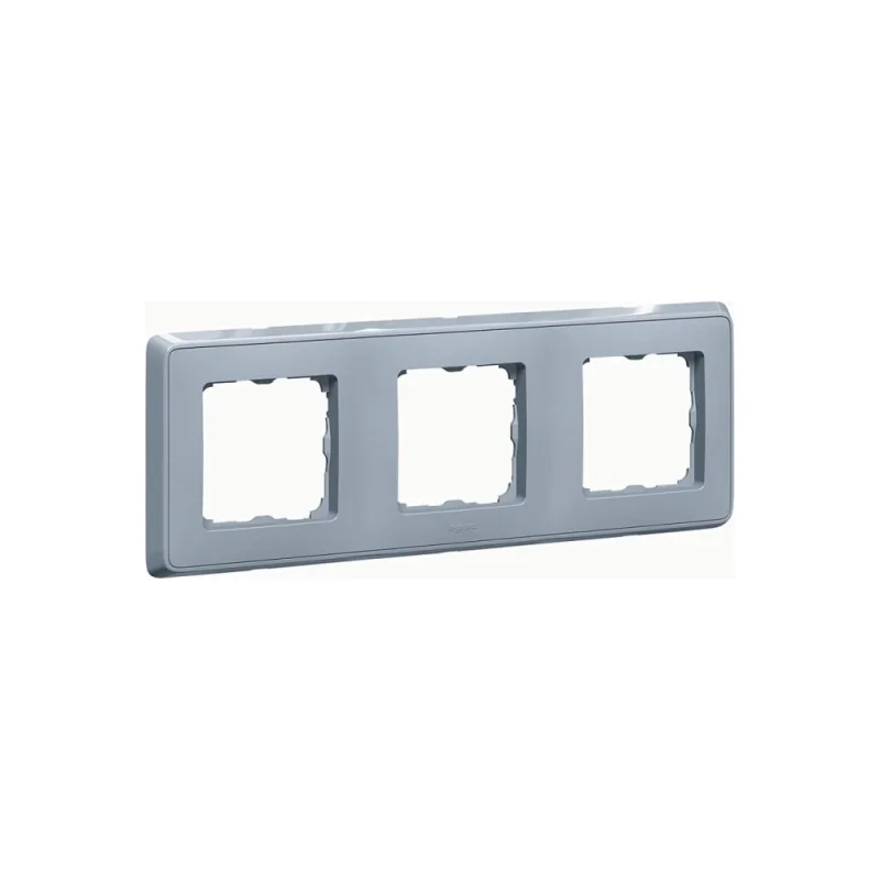 Рамка Legrand Cariva DIY 3 поста жемчужно-серый 695986