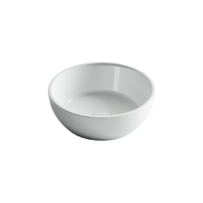Умывальник чаша Ceramicanova Element накладная круглая, 410х410х145 мм CN6021