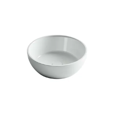 Умывальник чаша Ceramicanova Element накладная круглая, 410х410х145 мм CN6021