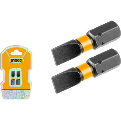 Ударная бита INGCO SL4х25 мм 2 шт INDUSTRIAL SDBIM71SL425