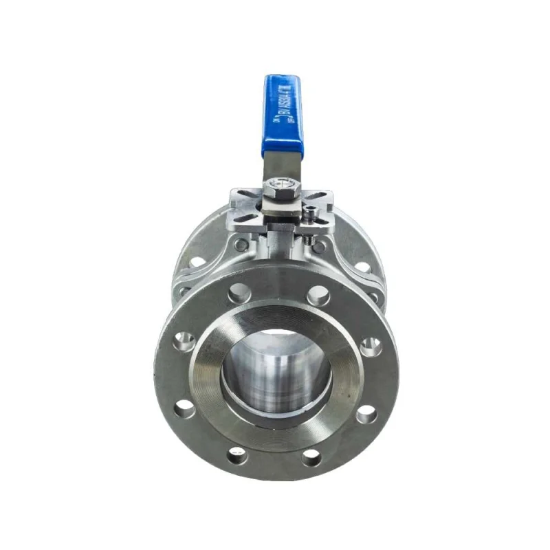 Кран шаровый NEWKEY фланцевый под привод нержавеющий (2PC), AISI304 DN 100 (4), (CF8), PN40, NK-BFtph(2PC)100/4
