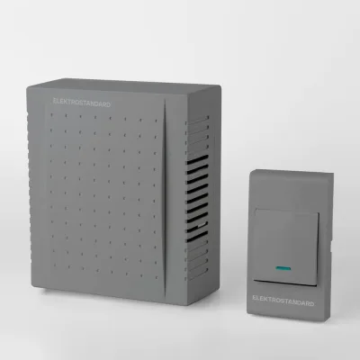 Электрический звонок Elektrostandard DBQ26M WM 1M IP44 бытовой дверной серый a055433