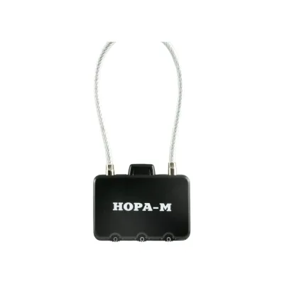 Навесной кодовый замок НОРА-М 609 черный 17086