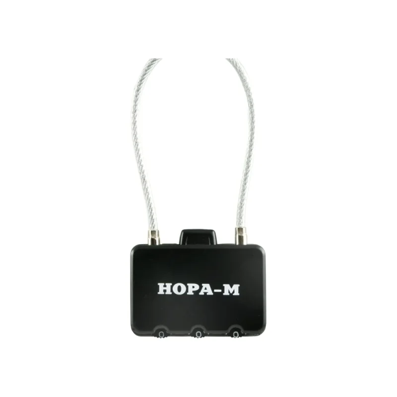 Навесной кодовый замок НОРА-М 609 черный 17086
