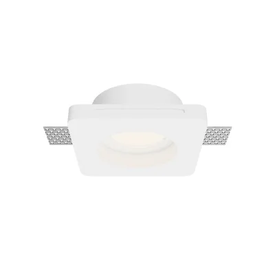 Светильник встраиваемый GU10 белый 10 Вт IP20 Technical Gyps Modern (DL002-GU10-01-W)