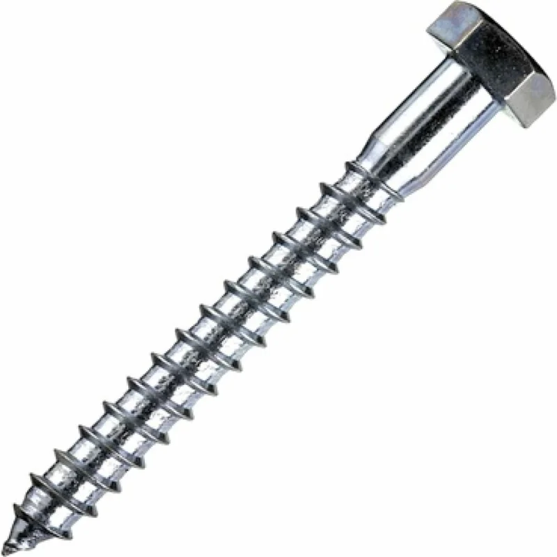 Шуруп Bohrer 12x220 шестигранный, цинк, DIN 571, 10 шт. DIN571-12/220-10