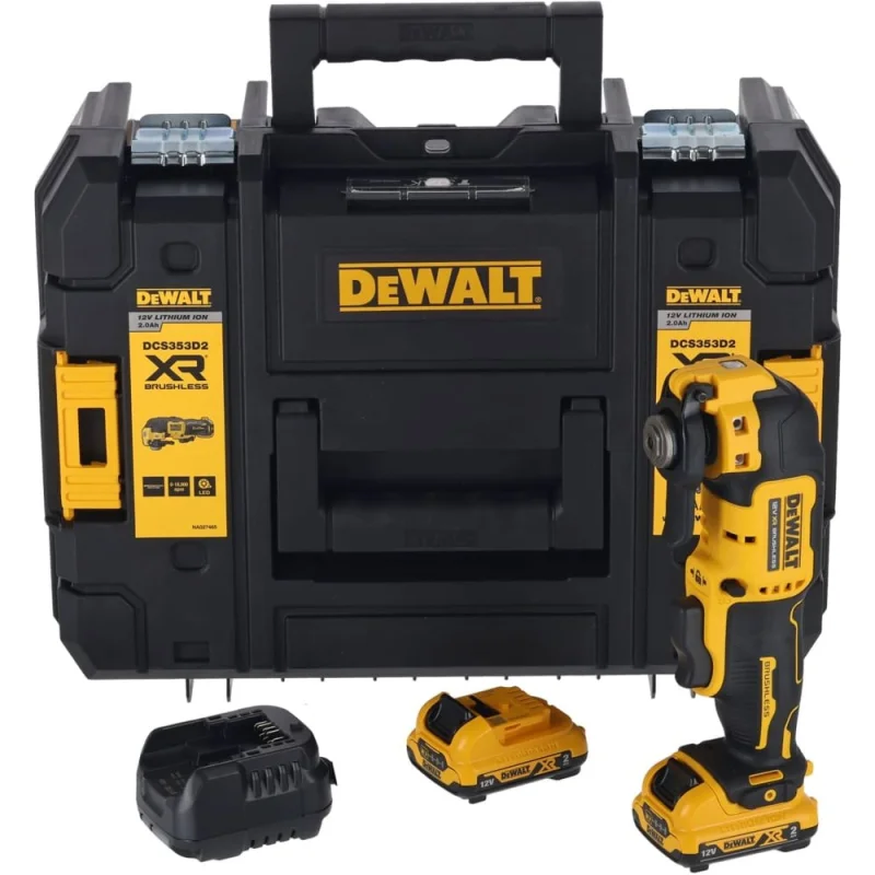 Аккумуляторный реноватор Dewalt DCS353D2, 12 В, 18000 кол/мин, с 2 АКБ 2 Ач и ЗУ, в кейсе TSTAK () DCS353D2-QW