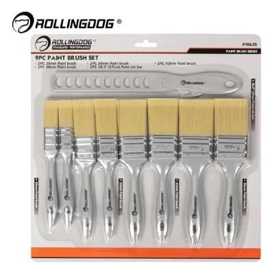 Набор кистей Rollingdog G100 20/20/30/30/40/40/50/50мм, 8шт, синтетика, серия Standard, 10635