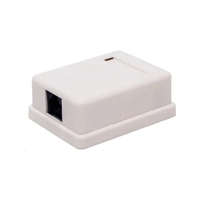 Компьютерная розетка настенная Filum FL-NA-SOCKET5E-1 5E кат., 1 х RJ-45/8p8c, 110/Krone, 00-00873376