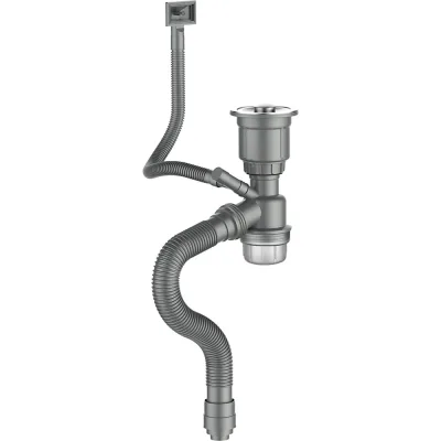Сифон для мойки с переливом GERHANS K30601-1