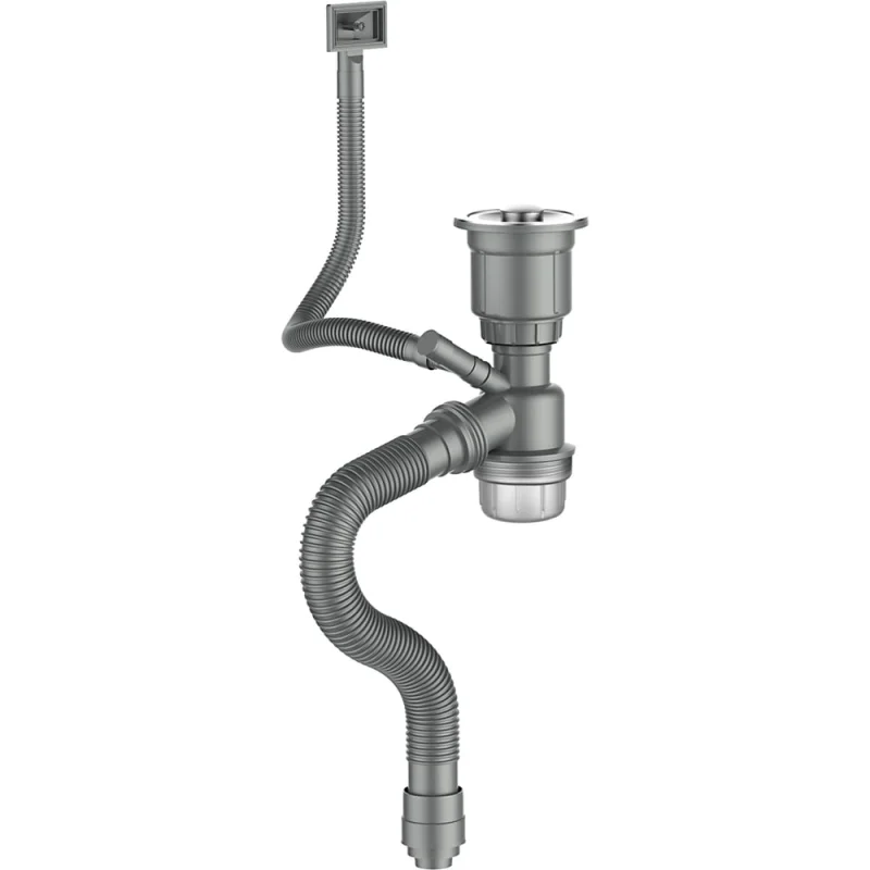 Сифон для мойки с переливом GERHANS K30601-1