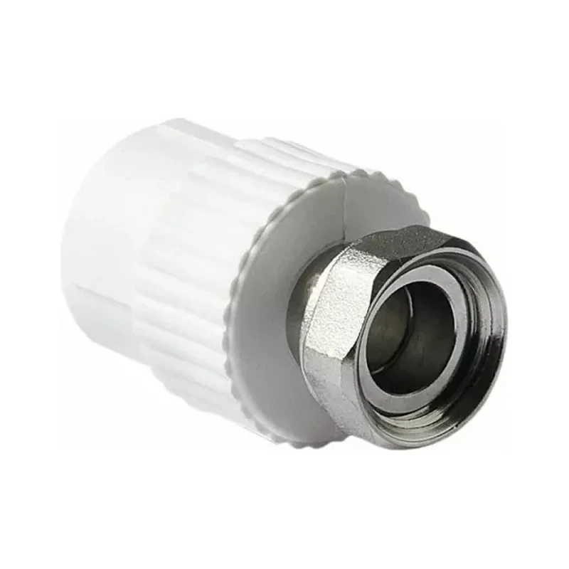 Муфта MeerPlast PPRC Дн20x1/2" Ру25 белая с накидной гайкой D210-00317 00000004905