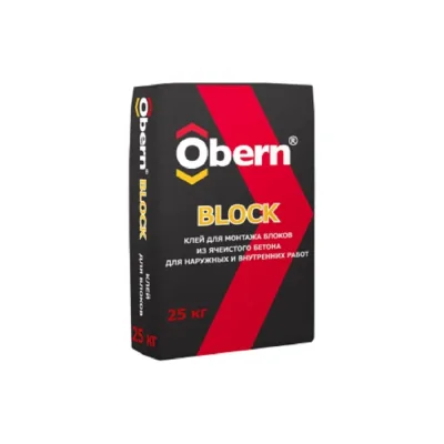 Клей для блоков Obern BLOCK 25 кг 18357