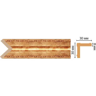 Угол Decomaster ДМ 30x30x2400 мм 116-552