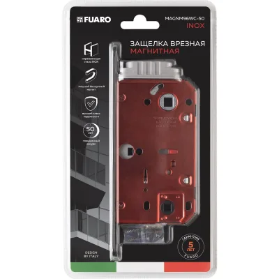Защелка врезная магнитная Fuaro MAGNM96WC-50/BL INOX SSG-39 сатин. золото (блистер) 60269