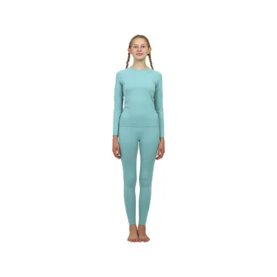 Детское термобелье White Owl фуфайка и кальсоны, Warm Children, размер XS, голубой W112738