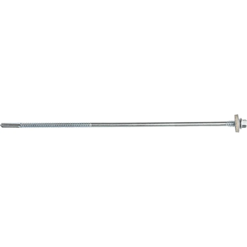 Самосверлящий винт Skreppro SsWp(EPDM) 14х5,5(6.3)х205 (цинк), 400 шт