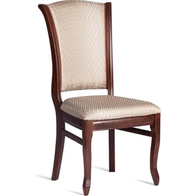 Стул Tetchair VERSAL мягкое сидение, бук, 51x48x106 см, Tobacco, жаккард коричневый 20572