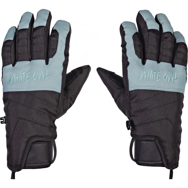 Перчатки зимние White Owl Pro gloves WMNS, размер S, черный c голубым W113434
