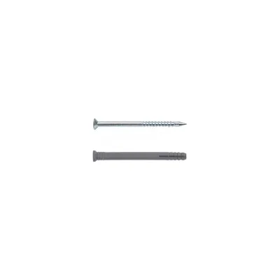 Дюбель с шурупом ВИРТУОЗ 8х100, потайной бортик, 20 шт. 280-22028