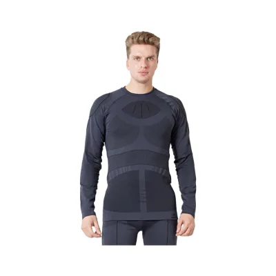 Мужское термобелье-фуфайка White Owl PAT-148-T, размер S/M, серый с черным W112762