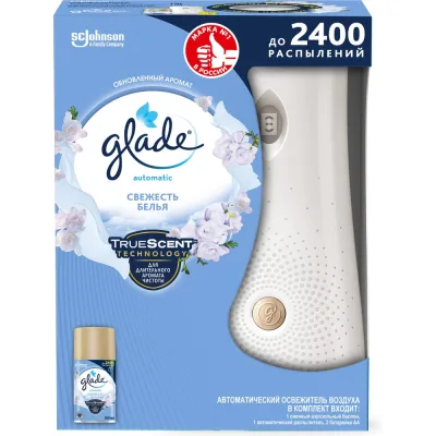 Основной блок GLADE Automatic Свежесть белья, 269 мл 864988