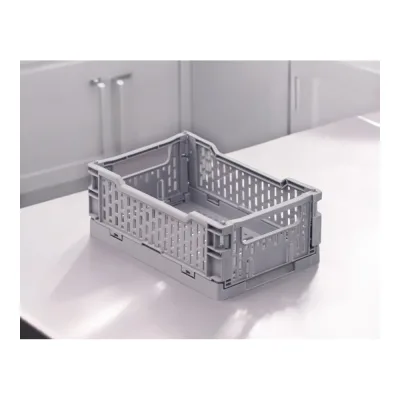 Корзинка для хранения складная GONDOL CASSA XS, серая, 0.66 л G-633-G