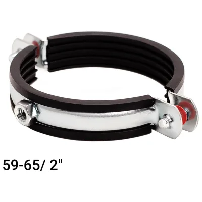 Хомут с EPDM уплотнителем UWS 59-65 мм, 2 с гайкой М8 7 шт 1307931