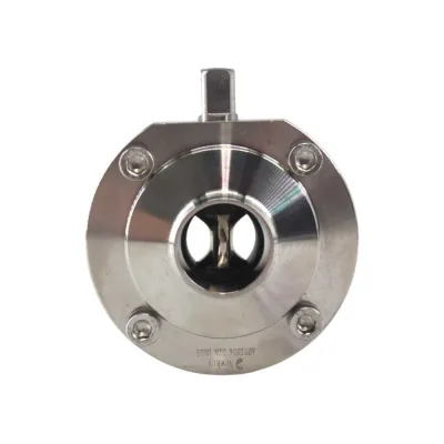 Затвор дисковый приварной NEWKEY нержавеющий, Силикон, AISI304 DN25 (1), (CF8), PN8 NK-DZwSil25/4