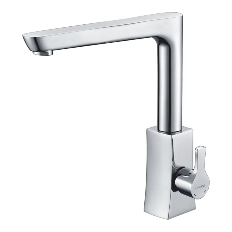 Смеситель для кухни WasserKraft Berkel хром с высоким изливом (4807)