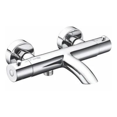 Смеситель для ванны WasserKraft Berkel 4800 хром термостатический с коротким изливом без лейки (4811)