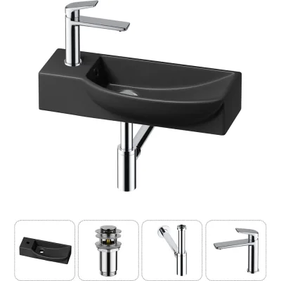Комплект 4 в 1 Lavinia Boho Bathroom Sink накладная/подвесная раковина 50x24 см 20216155R