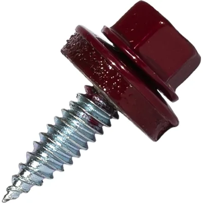 Саморез для доборных элементов HARDWEX ТМ HWX1-W-J-SP-4.8x20 мм, RAL 3005, 250 шт. 5190000001130