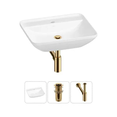 Набор Wellsee 3 в 1 Cute Twin S накладная раковина 55x42 см 20213376R